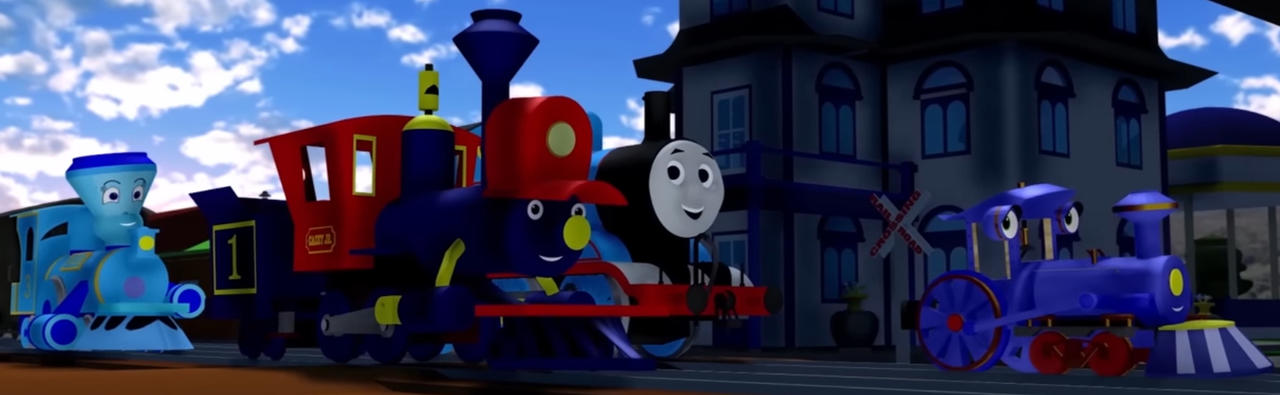 The True Blue Steam Team by goldchild1 on DeviantArt