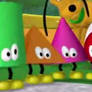 Martian Mickey's pet 3d shapes