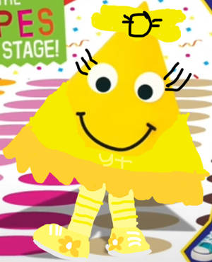 Younger Triangle wearing clothes