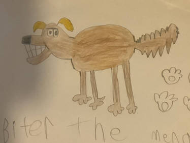 Biter the Menace Dog