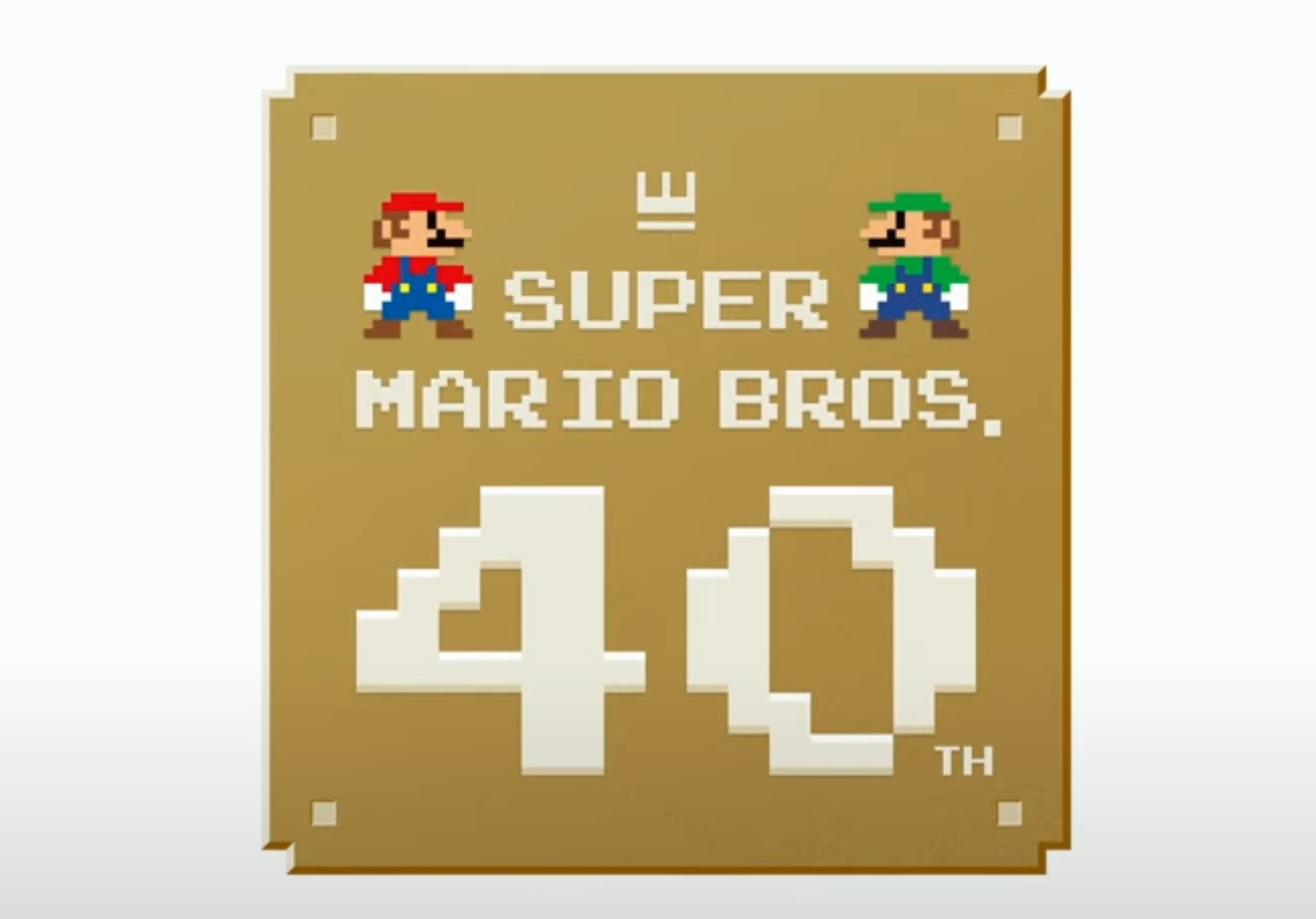 Happy 40th anniversary Super Mario Bros