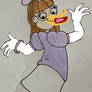 Ella Lewis dress up as Daisy Duck