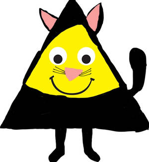 Triangle as a Black Cat