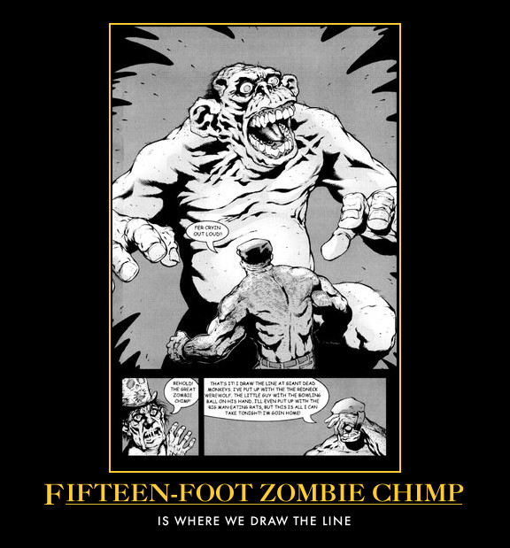 Fifteen-Foot Zombie Chimp