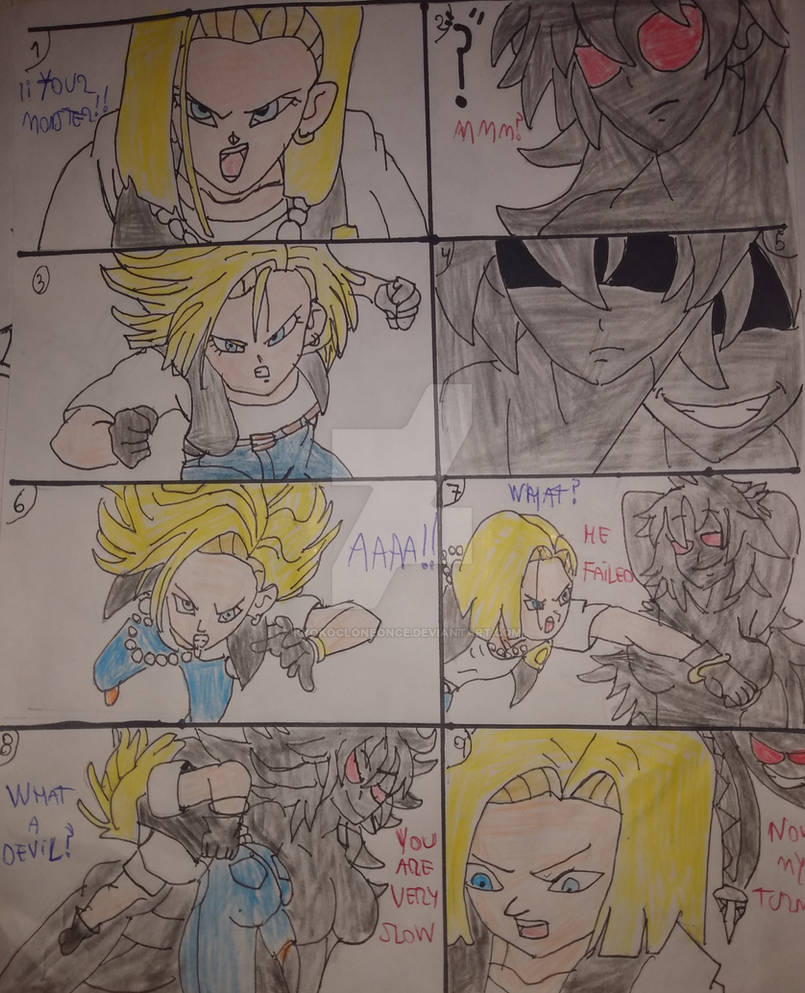 Android 18 Snake Part the mysterious being sings to android 18 part2 new by kyokocloneonce on ...