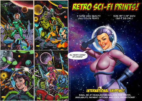 Retro Sci-Fi Prints for Sale!!
