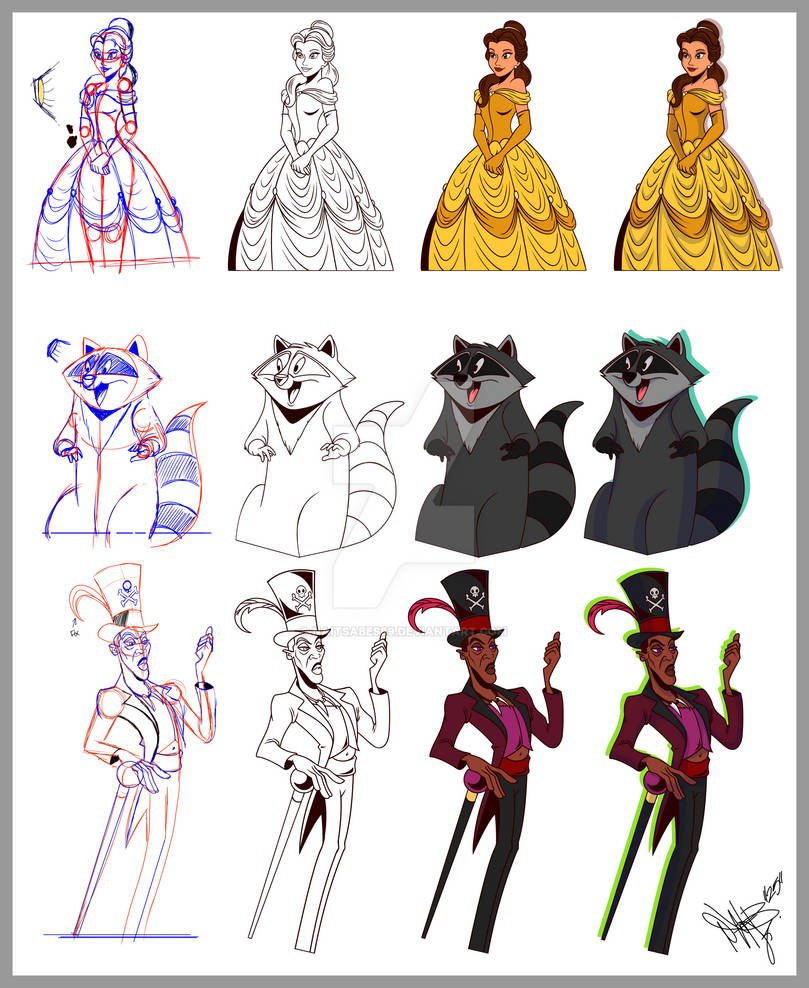 Step Character Step by Step - Character Lineup by Naitsabes89 on DeviantArt