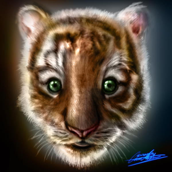 Mi first time painting with a tablet.