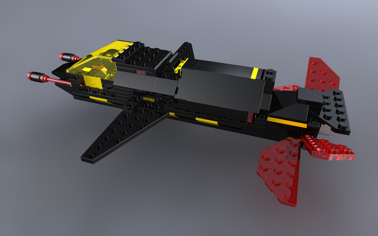 LEGO Invader Full Ship Back