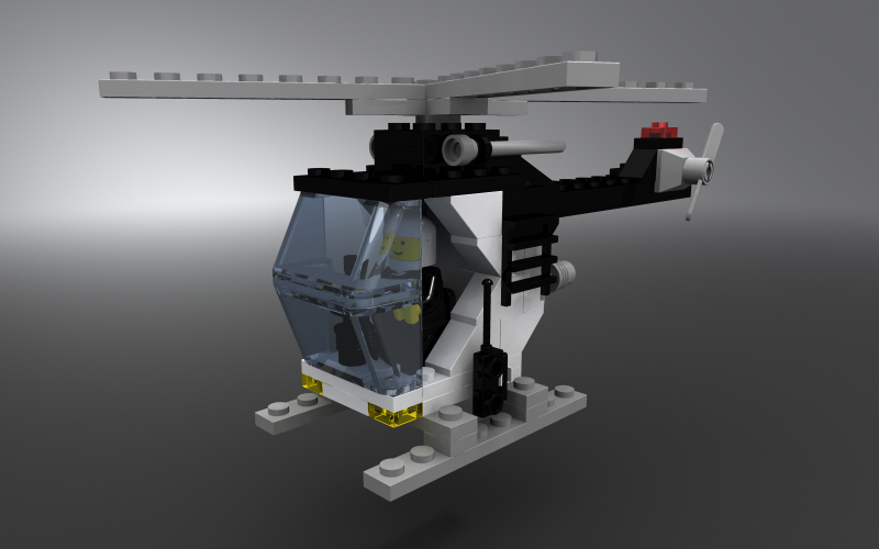 Lego police helicopter