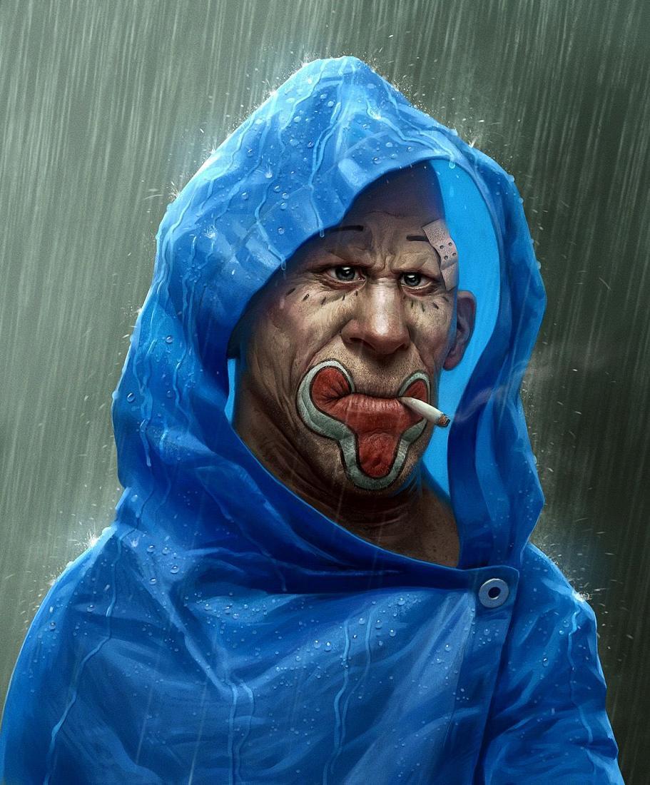 Sergej, the false clown