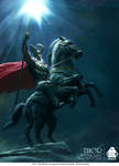 Thor - Odin and  Sleipnir by michaelkutsche