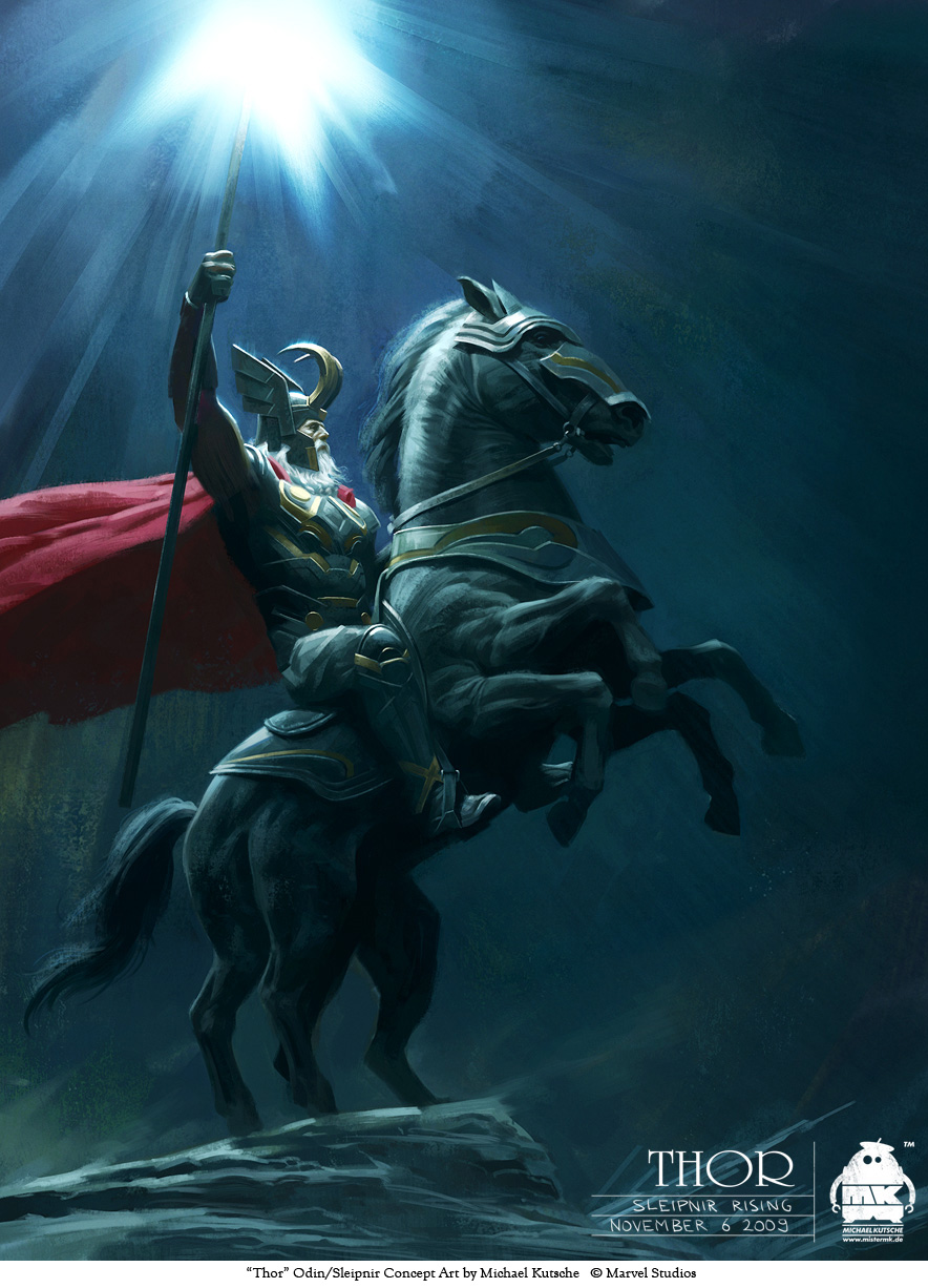 Thor - Odin and  Sleipnir