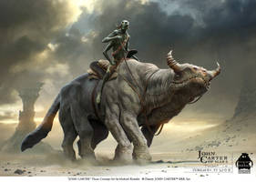 John Carter - Thoat Concept Art