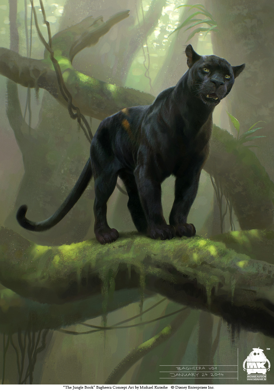 The Jungle Book: Bagheera concept