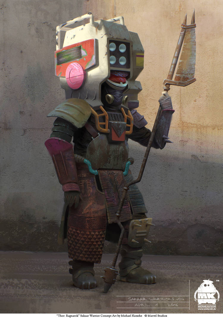 Thor: Ragnarok - Sakaar Warrior Concept by michaelkutsche