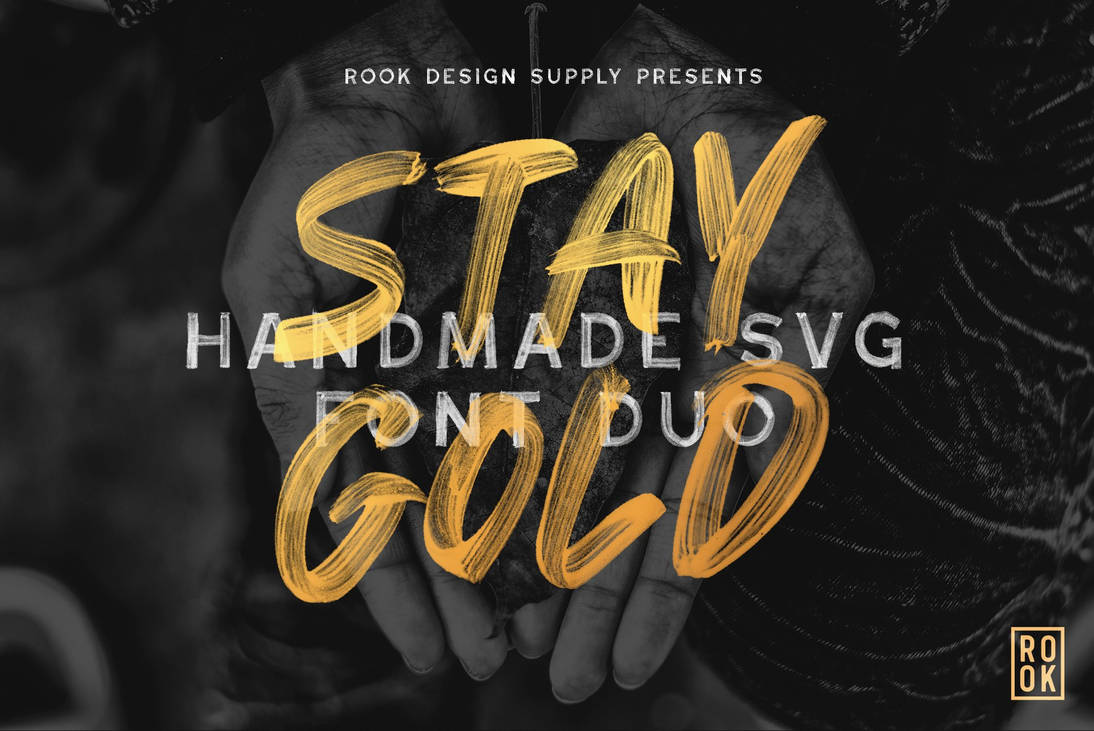 Stay Gold SVG Font Duo by otteselutan90 on DeviantArt