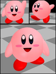 3D Canvas Kirby