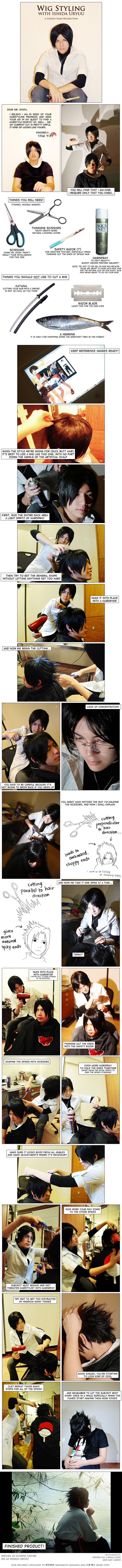 Wig Styling with Ishida Uryuu