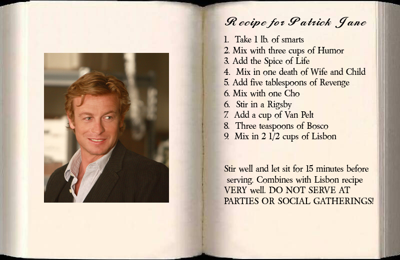 Recipe for Patrick Jane by Kylar-ban-Durzo on DeviantArt Recipe for Patrick Jane by Kylar-ban-Durzo on DeviantArt