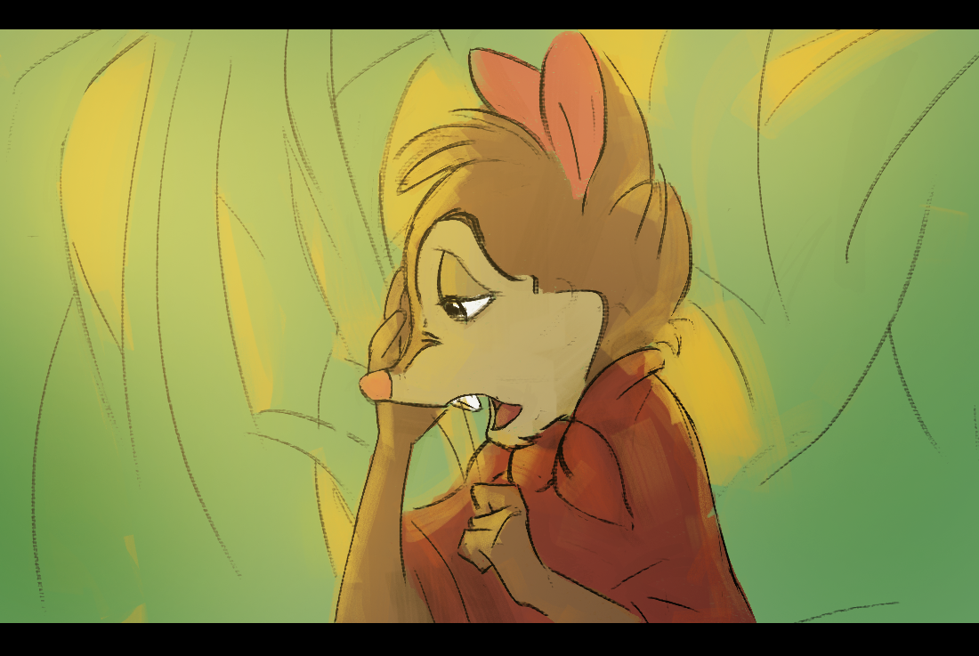 After the Chase scene study (The Secret of NIMH)