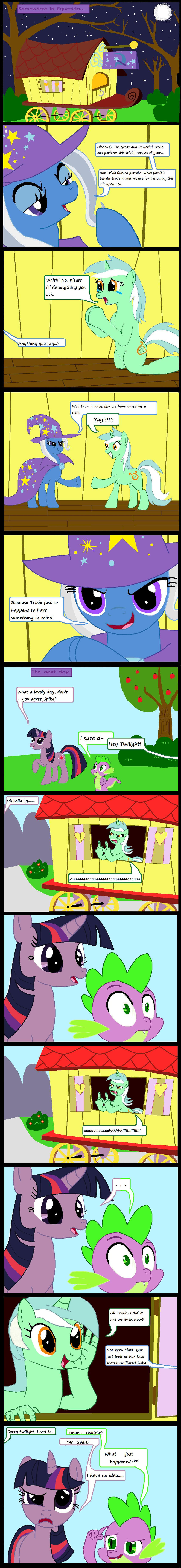 Lyra's wish, Trixie's revenge.