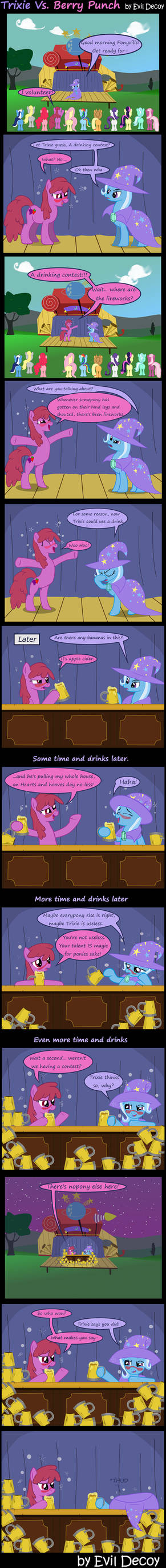 Trixie Vs. Berry Punch by Evil-DeC0Y