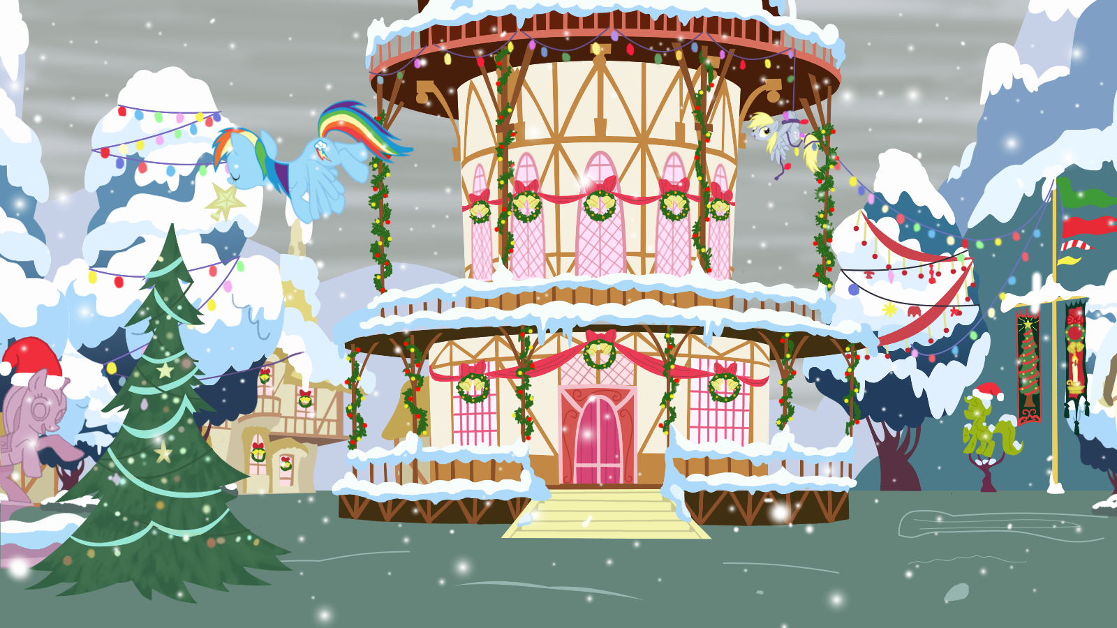 Decorating Ponyville