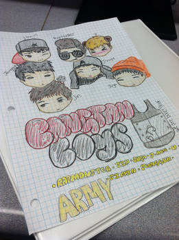 Bangtan Boys: colored