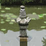 sculpture in the lake