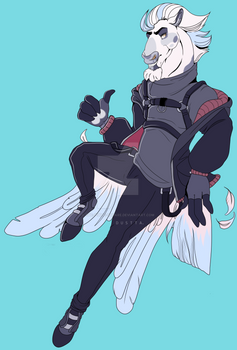 full body - corvus commission