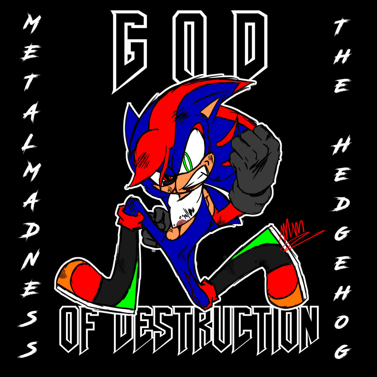 MetalMadness the Hedgehog (Italian Rage) by MetalMadness2006 on DeviantArt