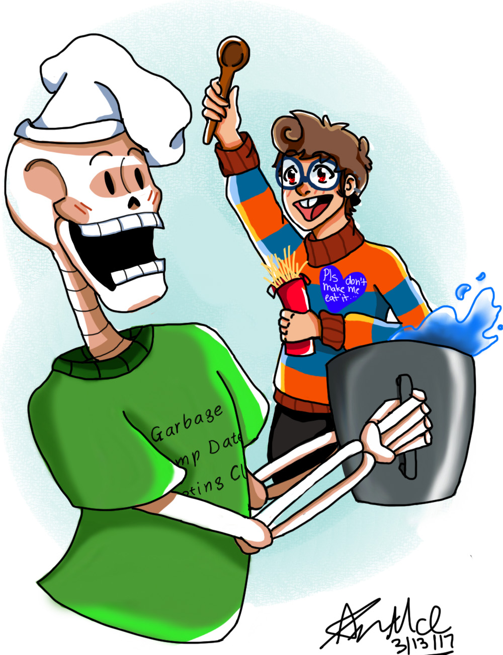 Cooking with Jim and Papyrus