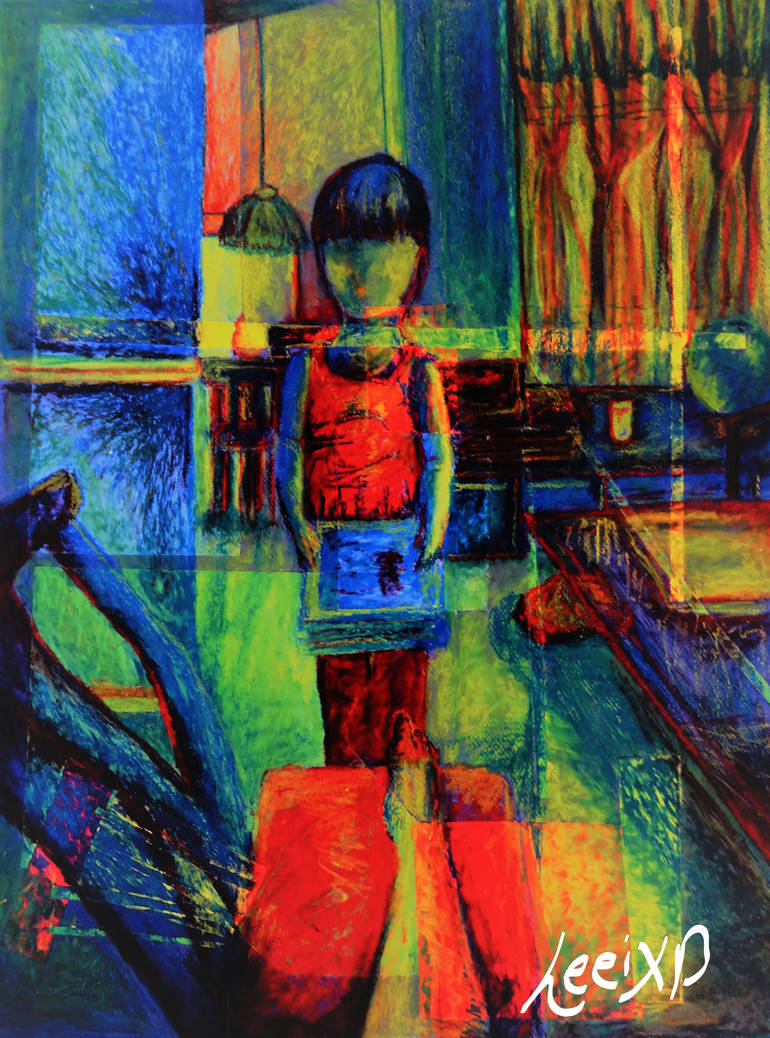 Infrared Vision Drawing by LeeiXD on DeviantArt
