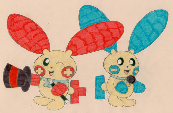 Plusle and Minun Sings Dances