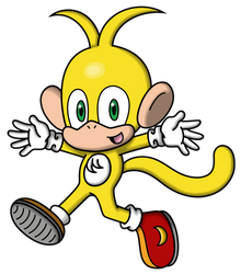 Sonic OC: Peel the Monkey by Wanda92