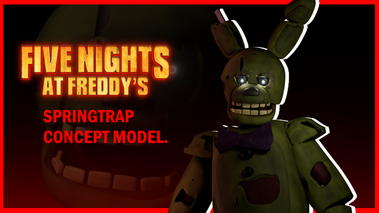 Springtrap Interview FNAF Movie Springtrap Concept Model (Blender 4.0+) by BAnimationss on ...