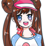 Pokemon Girl Character Rosa Mei