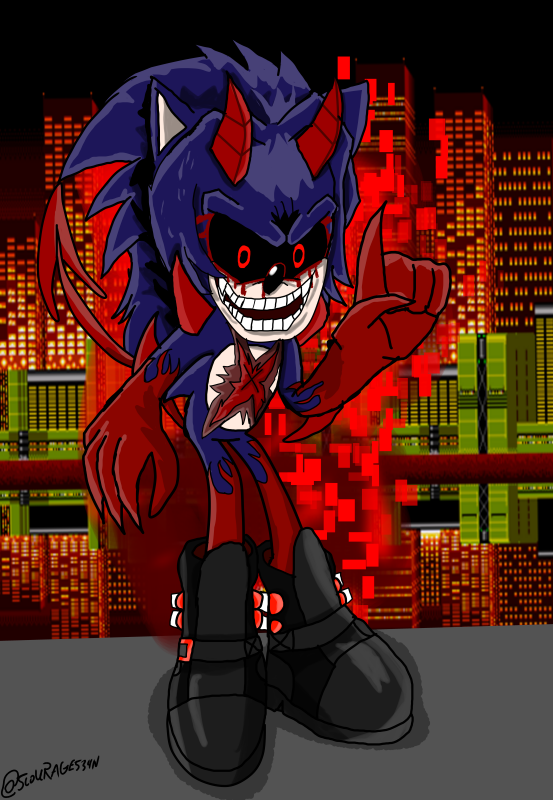 Sonic.EXE (Gorehog) Concept by sonicexeartist567 on DeviantArt