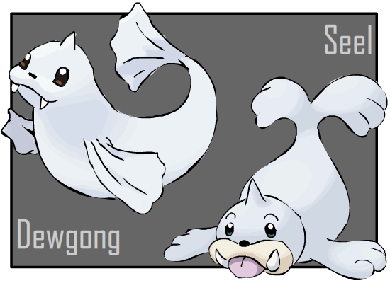 Seel and Dewgong