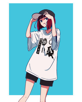 Kana Arima in Streetwear