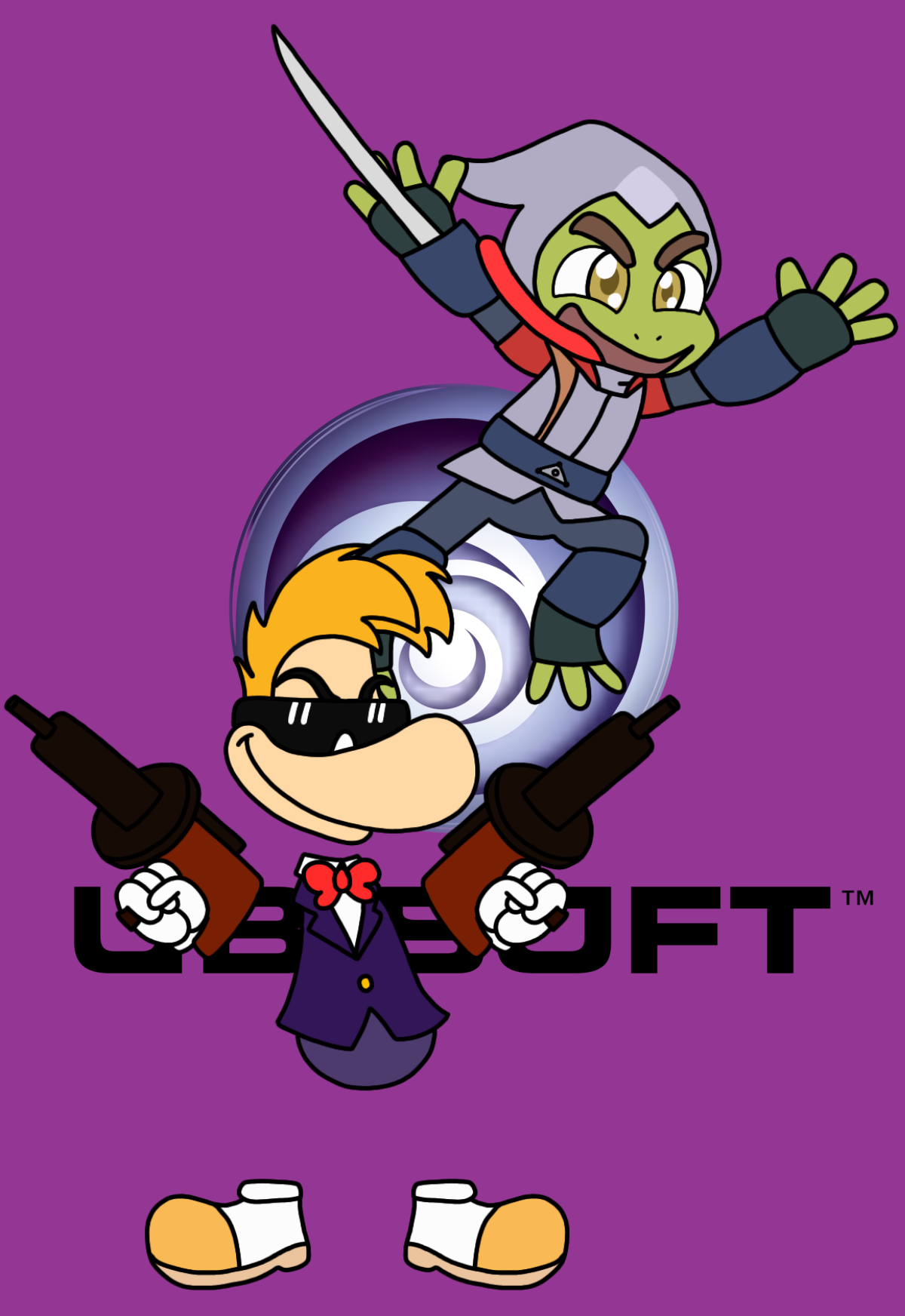 Ubisoft Logo Deviantart Ubisoft by KittieCartoons on DeviantArt