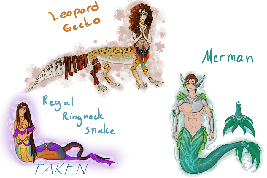 Hybrid humans by Char-Boo on DeviantArt