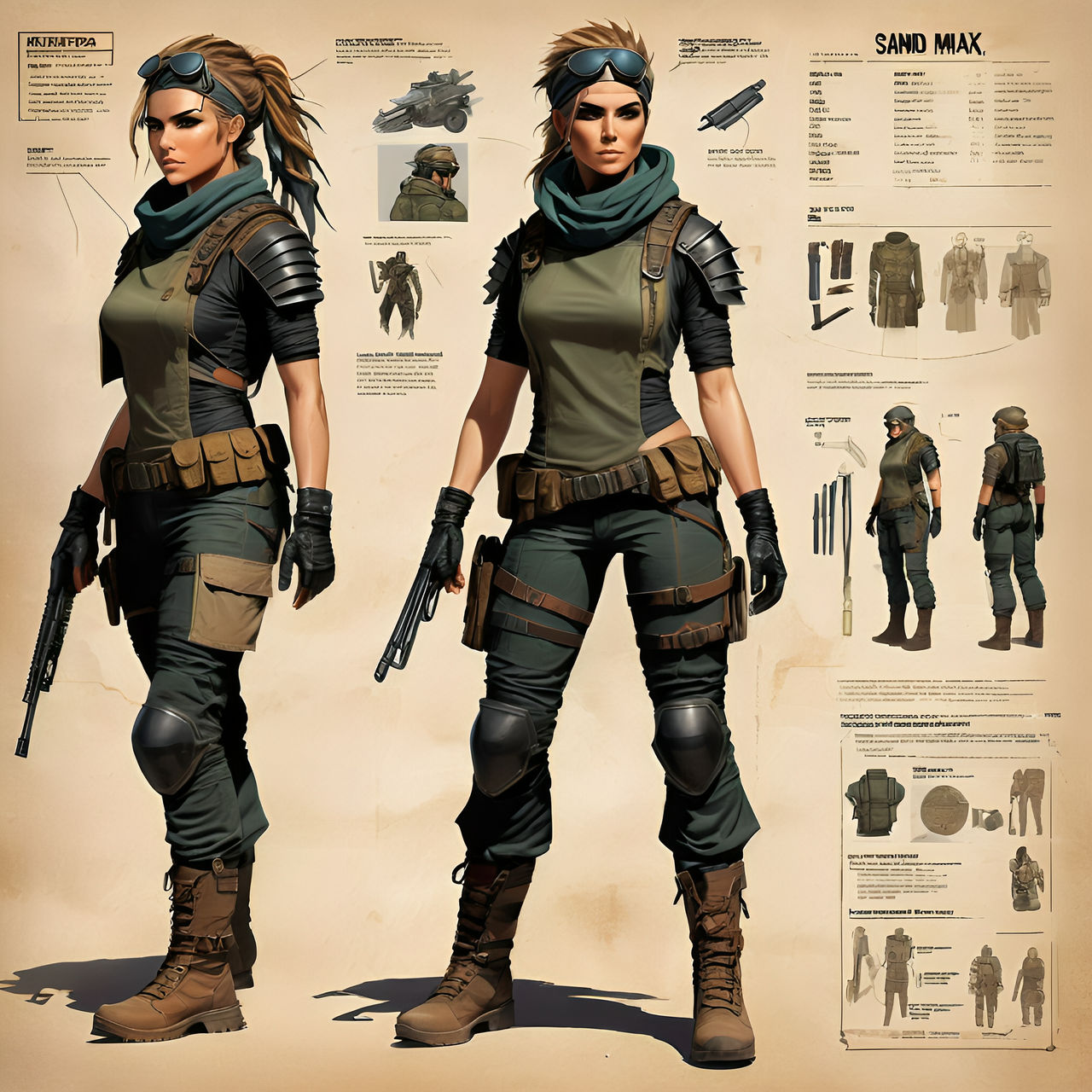 Desert Raider's Sister by ALane54 on DeviantArt