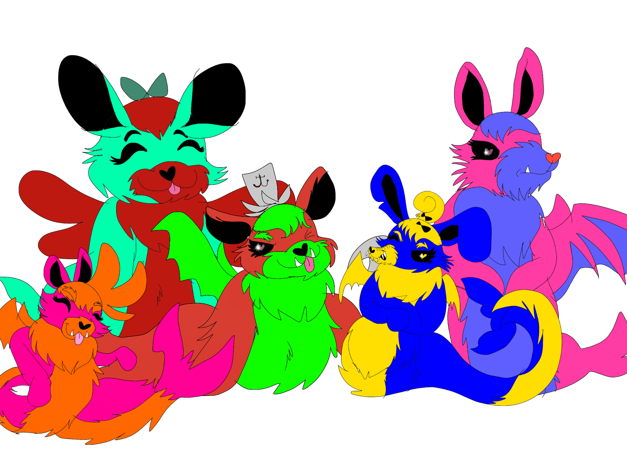 Kaiju Paradise Family Photo!! by Scrib0fficial on DeviantArt