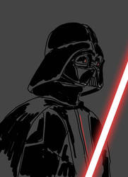 Darth Vader Portrait Sketch