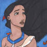 3x5 PrincessSeries- Pocahontas