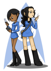 Star Trek OC - Kat and Kayla