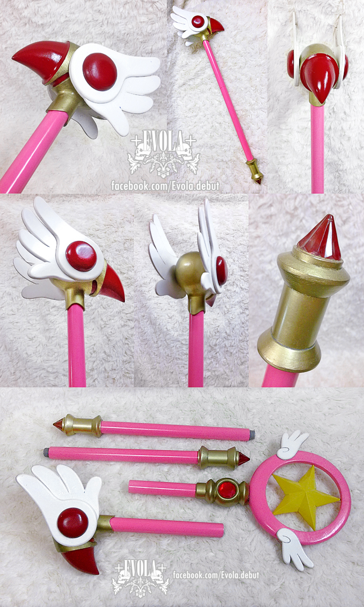 SAKURA cardcaptor staff 01 - handmade