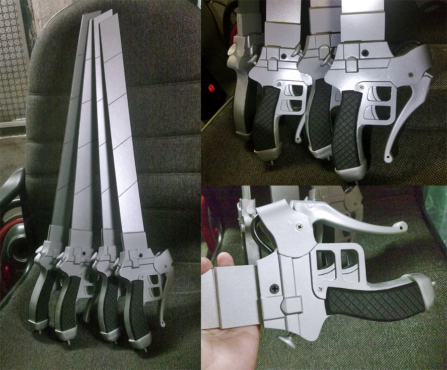 Shingeki no kyojin sword handmade cosplay props